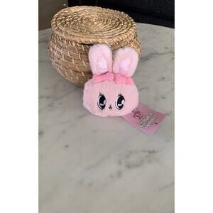 NWT Esther Bunny Pink Plush Keychain
